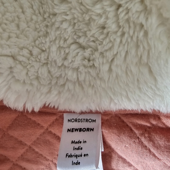 Nordstrom Baby Print Bunting In Pink Desert Dottie Newborn - Picture 12 of 13